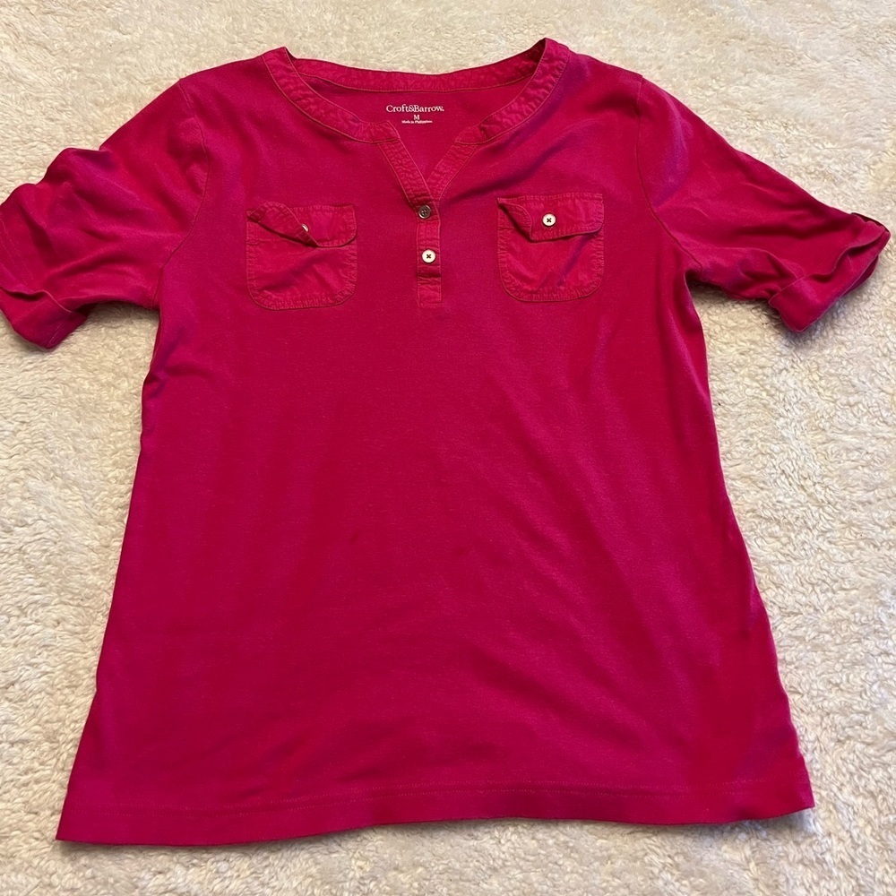 Croft & Barrow 3/4 Sleeve